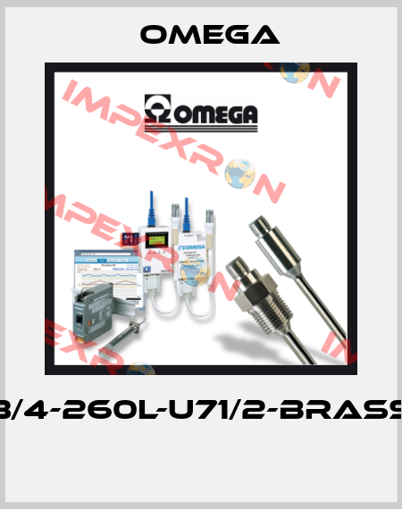 3/4-260L-U71/2-BRASS  Omega