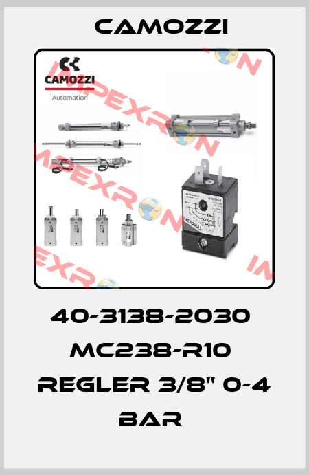 40-3138-2030  MC238-R10  REGLER 3/8" 0-4 BAR  Camozzi
