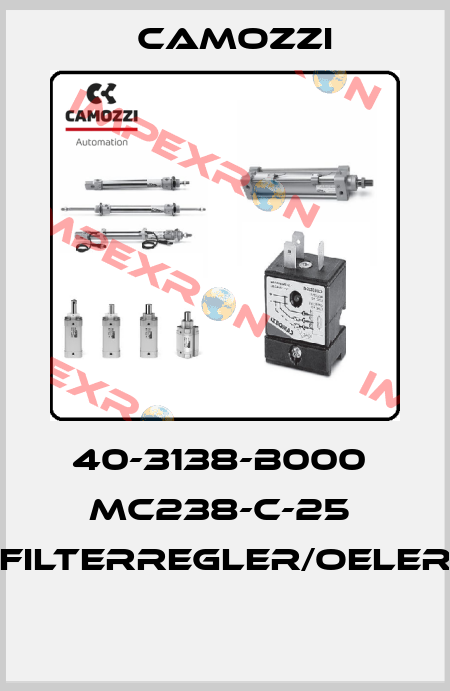 40-3138-B000  MC238-C-25  FILTERREGLER/OELER  Camozzi