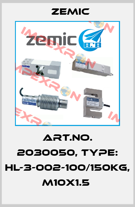 Art.No. 2030050, Type: HL-3-002-100/150kg, M10x1.5  ZEMIC