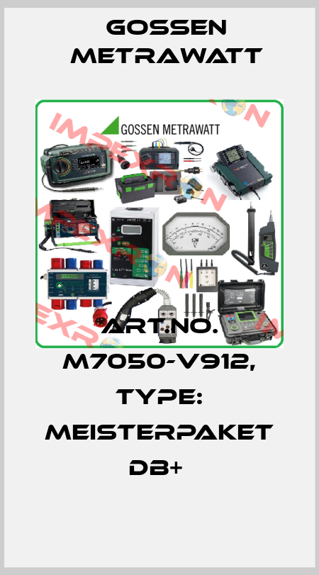Art.No. M7050-V912, Type: Meisterpaket DB+  Gossen Metrawatt