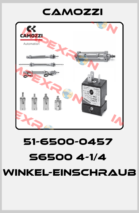 51-6500-0457  S6500 4-1/4  WINKEL-EINSCHRAUB  Camozzi
