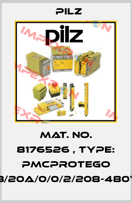Mat. No. 8176526 , Type: PMCprotego D.03/20A/0/0/2/208-480VAC Pilz
