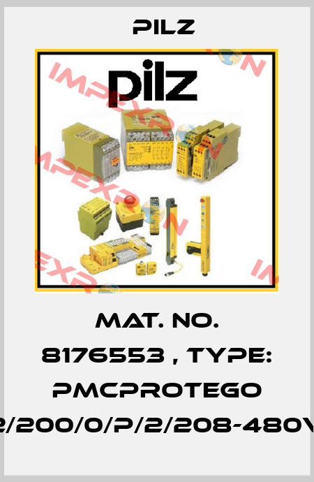Mat. No. 8176553 , Type: PMCprotego D.12/200/0/P/2/208-480VAC Pilz