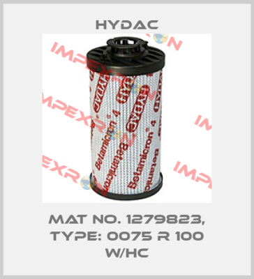Mat No. 1279823, Type: 0075 R 100 W/HC Hydac
