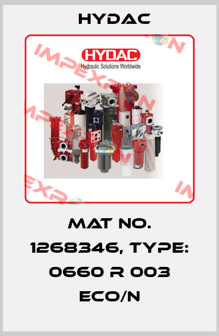 Mat No. 1268346, Type: 0660 R 003 ECO/N Hydac
