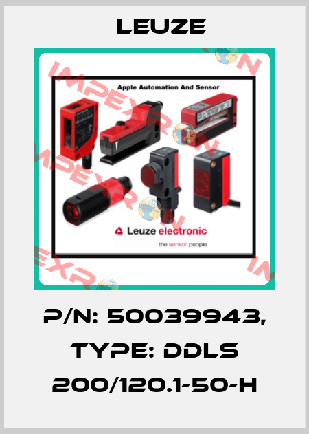p/n: 50039943, Type: DDLS 200/120.1-50-H Leuze