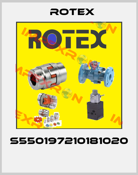 S550197210181020  Rotex