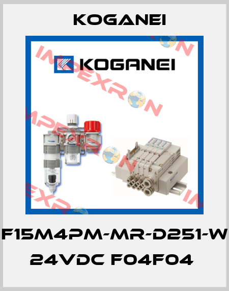 F15M4PM-MR-D251-W 24VDC F04F04  Koganei