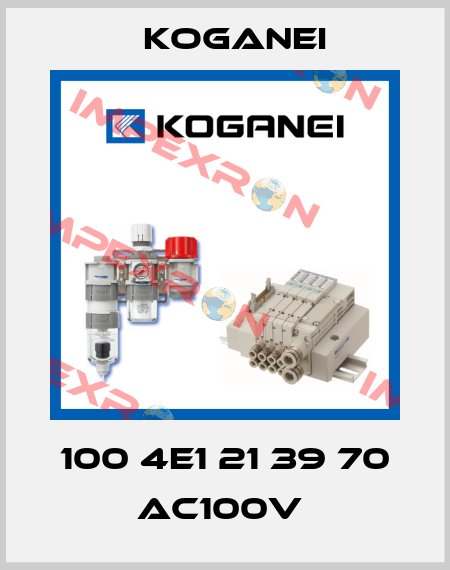 100 4E1 21 39 70 AC100V  Koganei