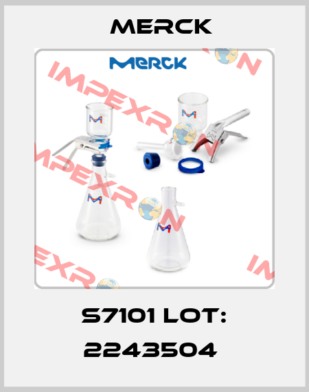 S7101 Lot: 2243504  Merck