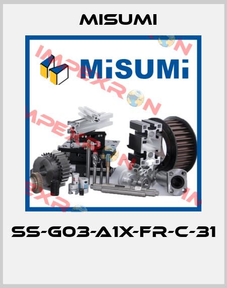 SS-G03-A1X-FR-C-31  Misumi