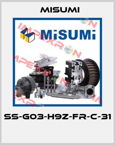 SS-G03-H9Z-FR-C-31  Misumi