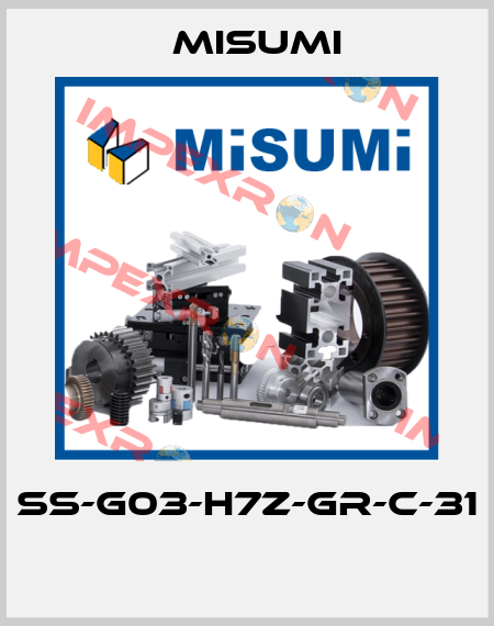 SS-G03-H7Z-GR-C-31  Misumi