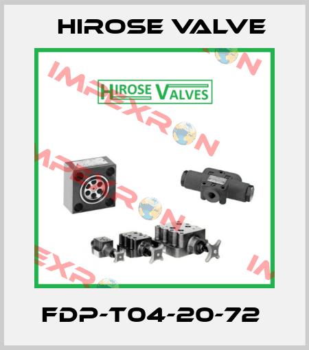 FDP-T04-20-72  Hirose Valve