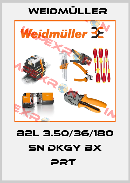B2L 3.50/36/180 SN DKGY BX PRT  Weidmüller