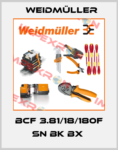 BCF 3.81/18/180F SN BK BX  Weidmüller