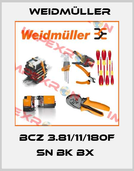 BCZ 3.81/11/180F SN BK BX  Weidmüller