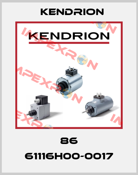 86 61116H00-0017 Kendrion