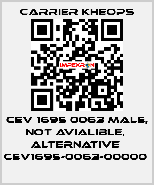 CEV 1695 0063 male, not avialible,  alternative  CEV1695-0063-00000  Carrier Kheops