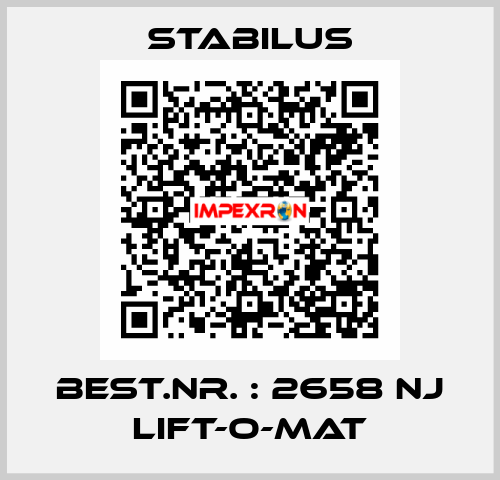 BEST.NR. : 2658 NJ LIFT-O-MAT Stabilus