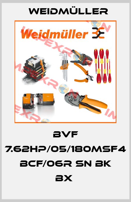 BVF 7.62HP/05/180MSF4 BCF/06R SN BK BX  Weidmüller