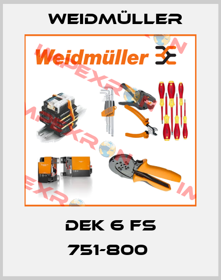 DEK 6 FS 751-800  Weidmüller