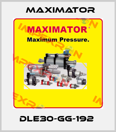 DLE30-GG-192  Maximator