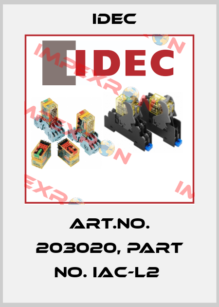 Art.No. 203020, Part No. IAC-L2  Idec