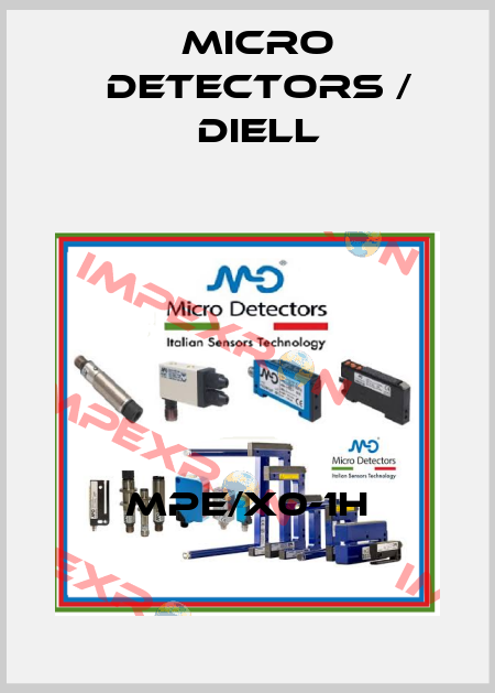 MPE/X0-1H Micro Detectors / Diell