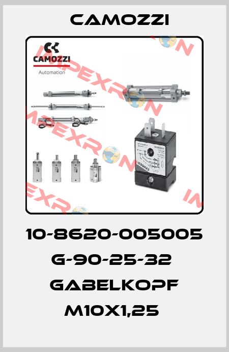 10-8620-005005  G-90-25-32  GABELKOPF M10X1,25  Camozzi