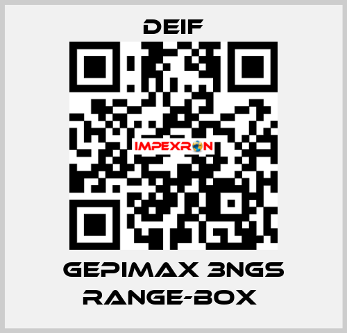 GEPIMAX 3NGS RANGE-BOX  Deif