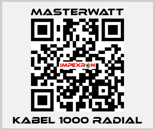 Kabel 1000 radial Masterwatt