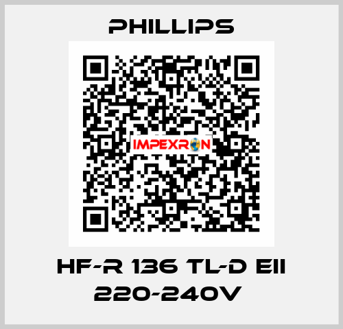 HF-R 136 TL-D EII 220-240V  Phillips