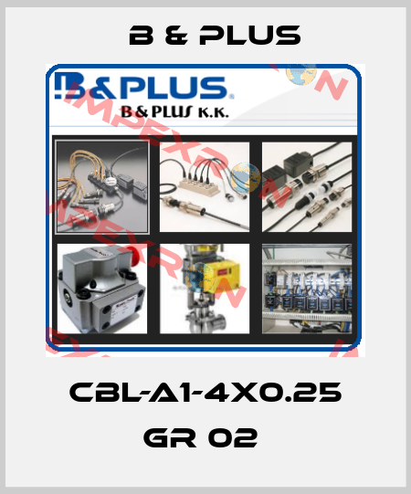 CBL-A1-4X0.25 GR 02  B & PLUS