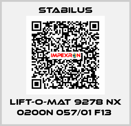 LIFT-O-MAT 9278 NX 0200N 057/01 F13  Stabilus