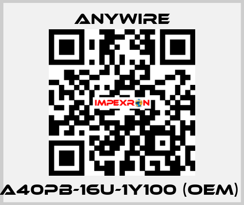  A40PB-16U-1Y100 (OEM)  Anywire