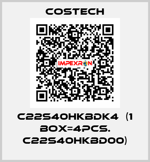 C22S40HKBDK4  (1 box=4pcs. C22S40HKBD00) Costech