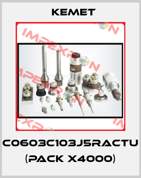 C0603C103J5RACTU (pack x4000) Kemet