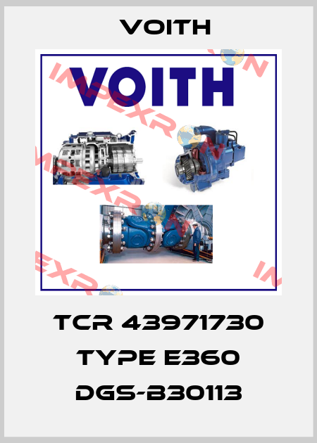 TCR 43971730 type E360 DGS-B30113 Voith
