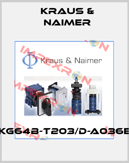 KG64B-T203/D-A036E Kraus & Naimer