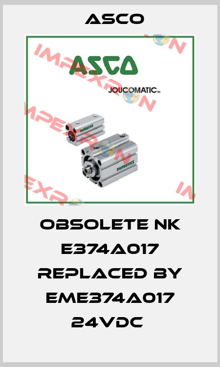 Obsolete NK E374A017 replaced by EME374A017 24VDC  Asco