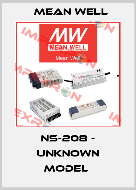 NS-208 - UNKNOWN MODEL  Mean Well