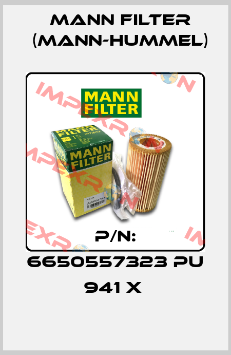 P/N: 6650557323 PU 941 X  Mann Filter (Mann-Hummel)
