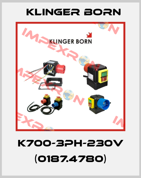 K700-3Ph-230V (0187.4780) Klinger Born