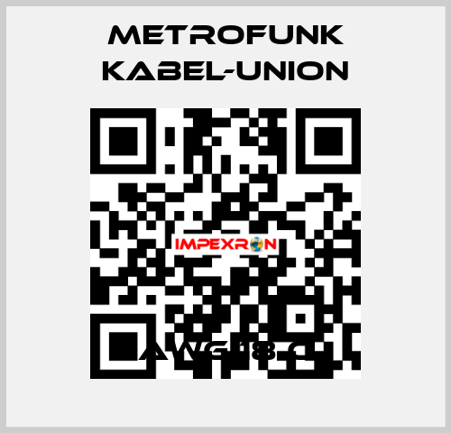 AWG 18 C METROFUNK KABEL-UNION