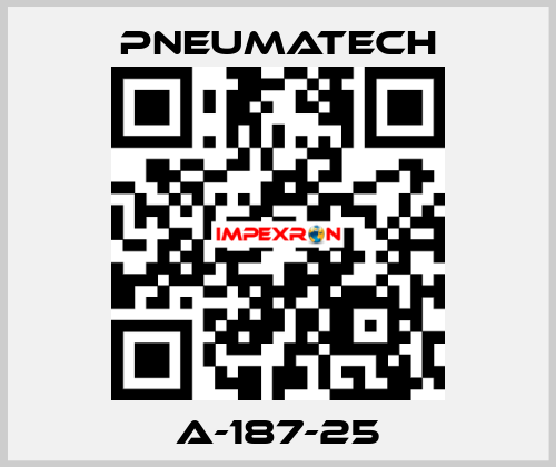 A-187-25 Pneumatech