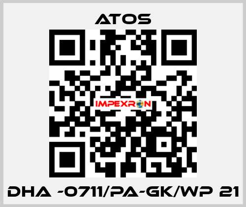 DHA -0711/PA-GK/WP 21 Atos