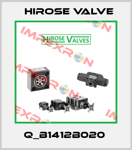 Q_B1412B020  Hirose Valve