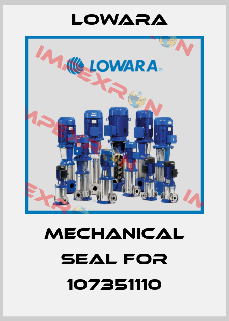 Mechanical seal for 107351110 Lowara